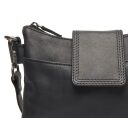 The Chesterfield Brand kožená kabelka cez rameno / crossbody Calora C48.140700 čierna zapínanie na magnet