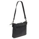 The Chesterfield Brand kožená kabelka cez rameno / crossbody Calora C48.140700 čierna zadná strana