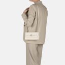BURKELY Kožená kabelka cez rameno / crossbody Demi 1001905.46.01 smotanová cez rameno