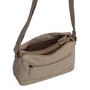 DANIEL RAY kabelka cez plece / crossbody Muswellbrook DRL 16.1598.39 svetlo hnedá otvorená