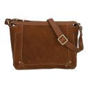 BURKELY kožená kabelka cez rameno / crossbody 1002106.25.24 koňaková