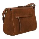 BURKELY Kožená kabelka cez rameno / crossbody Sierra 1002106.25.24 čierna