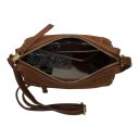 BURKELY Kožená kabelka cez rameno / crossbody Sierra 1002106.25.24 čierna