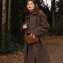 BURKELY kožená kabelka cez rameno / crossbody 1002106.25.24 koňaková ako crossbody