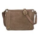 BURKELY Kožená kabelka cez rameno / crossbody Sierra 1002106.25.25 čierna