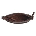 The Chesterfield Brand Dámska kožená kabelka cez rameno Lunton C48.139701 hnedá otvorená