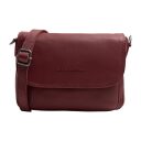 The Chesterfield Brand Kožená kabelka cez rameno Miloa C48.142118 vínovo červená