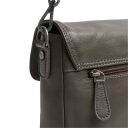The Chesterfield Brand Kožená kabelka cez rameno Miloa C48.142133 tmavo sivá