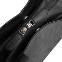 The Chesterfield Brand Kožená kabelka cez rameno Nerissa C48.143700 čierna obojstranný zips