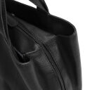 The Chesterfield Brand Kožená kabelka cez rameno Nerissa C48.143700 čierna zips