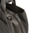 The Chesterfield Brand Kožená kabelka cez rameno Nerissa C48.143733 tmavo sivá zips