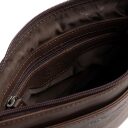 The Chesterfield Brand kožená kabelka cez rameno Trenton C48.144101 hnedá vnútorné priehradky