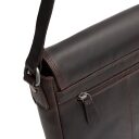 The Chesterfield Brand kožená kabelka cez rameno Vayana C48.144801 hnedá zadná priehradka