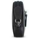 Bugatti kožená kľúčenka / puzdro na kľúče RFID Black Magic 49123501 čierne bočný náhľad