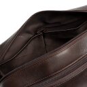 The Chesterfield Brand Kožená kozmetická taška Montelaro C08.063901 hnedá otvorená