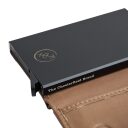 Kožená peňaženka - puzdro na karty RFID Althea béžová detail