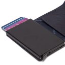 The Chesterfield Brand Kožená peňaženka - puzdro na karty RFID C08.044110 Paris tmavomodrá vysunuté karty