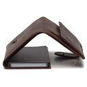 The Chesterfield Brand Kožená peňaženka - puzdro na karty RFID C08.045801 Mannheim hnedá bočný náhľad