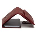 The Chesterfield Brand Kožená peňaženka - puzdro na karty RFID C08.045804 Mannheim červená