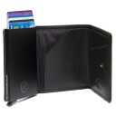 The Chesterfield Brand Kožená peňaženka - puzdro na karty RFID Gabriela C08.060700 čierna otvorená