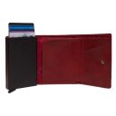The Chesterfield Brand Kožená peňaženka - puzdro na karty RFID Paris C08.044104 červená otvorená
