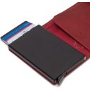 The Chesterfield Brand Kožená peňaženka - puzdro na karty RFID Paris C08.044104 červená vysunuté karty