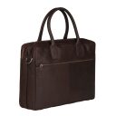 BURKELY Kožená taška na notebook 15,6" Taylor Worker 9007979.22.20 hnedá zadná strana
