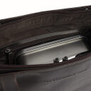 The Chesterfield Brand Kožená shopper kabelka Anira C38.023101 hnedá otvorená