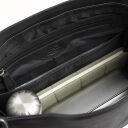 The Chesterfield Brand Kožená shopper kabelka Elira C48.143900 čierna otvorená
