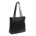 The Chesterfield Brand Kožená shopper kabelka na notebook Mosel C38.022500 čierna zadná strana