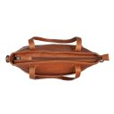 The Chesterfield Brand Kožená shopper kabelka na notebook Mosel C38.022531 koňaková pohľad zhora