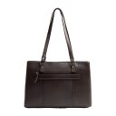 The Chesterfield Brand Kožená shopper kabelka na notebook 14" Alverino C38.022901 hnedá zadná strana