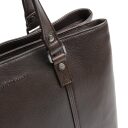 The Chesterfield Brand Kožená shopper kabelka na notebook 14" Alverino C38.022901 hnedá detail