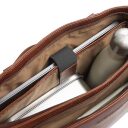 The Chesterfield Brand Kožená shopper kabelka na notebook 14" Alverino C38.022931 koňaková otvorená