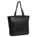 Kožená shopper kabelka na notebook BERLIN C38.016000 čierna