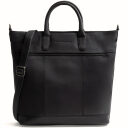 The Chesterfield Brand kožená shopper kabelka na notebook Westbrook C38.022700 čierna s ramenným popruhom