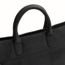 The Chesterfield Brand kožená shopper kabelka na notebook Westbrook C38.022700 čierna logo