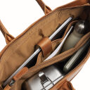 The Chesterfield Brand kožená shopper kabelka na notebook Westbrook C38.022731 koňaková vnútorné priehradky