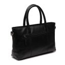 The Chesterfield Brand Kožená shopper kabelka Pergamino C38.022000 čierna zadná strana