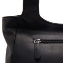 The Chesterfield Brand Kožená shopper kabelka Tofino C48.143400 čierna zadné vrecko