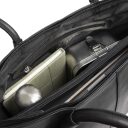 The Chesterfield Brand Kožená shopper kabelka C38.023000 čierna otvorená