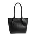 The Chesterfield Brand Kožená shopper kabelka C38.023000 čierna zadná strana