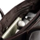 The Chesterfield Brand Kožená shopper kabelka Vespera C38.023001 hnedá otvorená