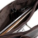 The Chesterfield Brand Kožená shopper kabelka Vespera C38.023001 hnedá vnútorné priehradky