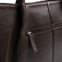 The Chesterfield Brand Kožená shopper kabelka Vespera C38.023001 hnedá zadné vrecko