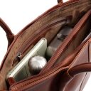 The Chesterfield Brand Kožená shopper kabelka Vespera C38.023031 koňaková otvorená