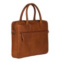 BURKELY Kožená taška na notebook 13,4" Jack Worker 9007340.22.24 koňaková zadná strana