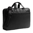 The Chesterfield Brand Kožená taška na notebook 15" Venturo C40.110800 čierna predná strana