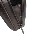 The Chesterfield Brand Kožená taška na notebook 15" Venturo C40.110801 hnedá rozopnutý bok