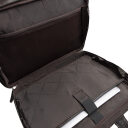 The Chesterfield Brand Kožená taška na notebook 15" Venturo C40.110801 hnedá otvorená